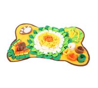 Mipcase Alfombra Olfativa Perro Forma de Alimentador Lento Lavable para Cachorros Tapete de Entrenamiento de Olfato y Juguete para Perros Material Resistente y Seguro Color