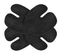 Mipcase Almohadillas Adhesivas Invisibles para Sandalias, Cojines de Cuero Artificial para Dedos, Antideslizantes y Reducen Molestias, 2 Pares Negro para Mujeres y Hombres