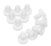 Mipcase Almohadillas Antideslizantes de Goma Transparente 40 Piezas, Protectores de Parachoques para Muebles, Insertos de PVC de 9 Mm para Prevención de Rayones y Amortiguación de Sonido