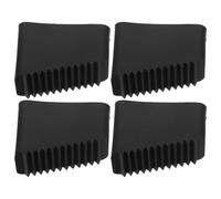 Mipcase Almohadillas de Goma Antideslizantes para Pies de Escalera, Protectores Resistentes y Fáciles de Instalar para Tareas Eléctricas y Renovaciones Interiores, Pack de 4 Unidades