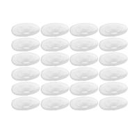 Mipcase Almohadillas Nasales de Silicona Transparente Antideslizantes para Gafas 12 Pares Soporte Nasal Suave y Acolchado Repuesto Adecuado para Reparación y Uso Diario