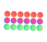 Mipcase Balones Saltarinas De Goma 45 Mm para Niños, Balones Saltarinas Gigantes Bicolor Degradado, 18 Unidades, Superficie Mate Antideslizante para Fiestas y Premios Infantiles