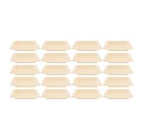 Mipcase Bandeja para Servir Sushi Desechable de Madera Maciza Forma de Barco 20 Piezas Plato para Aperitivos y Catering Adecuado para Comida Japonesa y Exhibiciones Festivas