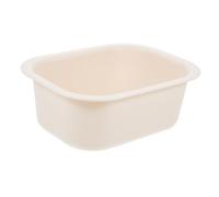 Mipcase Bañera Cambiador Portátil Para Bebés, Lavabo Pequeño De Pp Reforzado, Color Blanco, Adecuado Para Uso Mesa De Baño, Práctico y Compacto Para Recién Nacidos y Pequeños