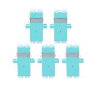 Mipcase Barra De Sonido Adaptador de Acoplador de Fibra de 5 PCS para Conectores Multimodo Dúplex: Adaptador de Modo Multi LC A SC Multimodo Duplex Cable Fibra