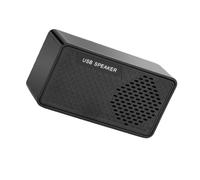 Mipcase Barra de Sonido Altavoz USB para Portátil, Altavoz de Computadora Portátil, Plástico, Plug and Play, Ligero, Negro, para Ordenadores Personales y Juegos