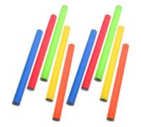 Mipcase Bastones de Relevos Antideslizantes para Carreras Escolares, 10 Piezas de Plástico en Colores Variados para y Jóvenes Atletas