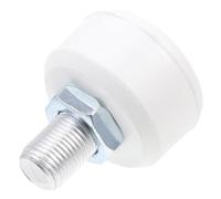 Mipcase Bloque de Frenado Ajustable para Patines de Ruedas Dobles, Goma | Blanco, Fácil de Usar y Desmontar, Efecto Silencioso, para Patines de Ruedas Dobles