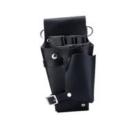 Mipcase Bolsa Cintura Organizadora Profesional para Tijeras y Herramientas de Peluquería Negra Multifuncional para Estilistas y Barberos