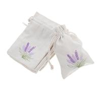 Mipcase Bolsitas Vacías de Algodón 10x14 Cm Cordón para Aromas, Sobres Vacíos para Lavanda, Bolsas de Almacenamiento para Armarios y Decoración, Paquete de 10 Unidades