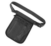 Mipcase Bolso Enfermera Multifuncional Resistente para Trabajo Riñonera Auxiliar Enfermería con Capacidad Adecuada Uso Versátil Hospital y Clínica Diseño Hombro y Cintura Negro