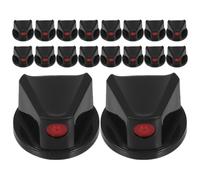 Mipcase Boquillas para Latas de Aerosol 40 Piezas Negras, Boquilla Pulverizadora de Repuesto para Pintura, Cabezal Resistente para Pintura Automotriz, Hogar y Grafiti, Accesorio para