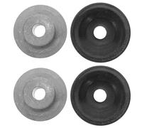 Mipcase Brida para Amoladora Angular 4 Piezas Protector Antipolvo de Doble Cara para Esmerilado Soporte Resistente para Herramientas Eléctricas Compatible Tareas de Metal y Carpintería