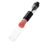 Mipcase Brocha de Maquillaje Recargable con Dosificador de Polvo 1 Unidad Tamaño Compacto Prensa Multifuncional para Viaje y Retoques Color Rosa Polvo Cepillo Portátil y Rubor