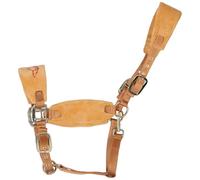 Mipcase Cabestro de Cuerda Trenzada para Caballos Ajustable L Grande Color Amarillo Cabezada de Poliéster Collar de Seguridad para Entrenamiento y Exhibiciones Ecuestres