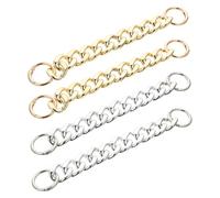 Mipcase Cadenas Decorativas para Zapatos y Sandalias de Acrílico Reutilizables Diseño Creativo, Fácil de Colocar, 4 Piezas para Fiestas Infantiles y Eventos