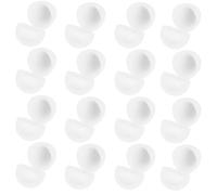 Mipcase Caja de Embalaje para 16 Huevos de Pascua Falsos de Plástico de 8 Cm, Cáscara Que Se Puede Abrir, Adecuado para Decoración y Embalaje de Dulces en Fiestas y Manualidades