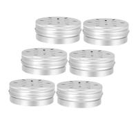 Mipcase Caja de Entrenamiento Olfativo para Perros Pequeños 6 Unidades Aluminio 80 Ml Recipiente Portátil para Ejercicios Sensoriales Adecuado para Búsqueda y Juegos de Mascotas