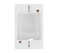 Mipcase Caja Eléctrica de Montaje en Superficie, Caja de Superficie para Interruptor de Pared, Abs, Blanco, Multifuncional, Instalación Fácil, para Exterior y Uso Comercial