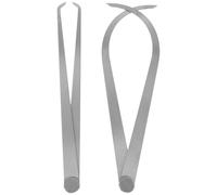 Mipcase Calibre de Medición Interior-Exterior de 200 MM en Acero para Esculpir Arcilla y Cerámica, Juego de 2 Piezas Puntas Finas para Uso en Tubos y Modelado