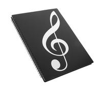 Mipcase Carpeta de Partituras Organizador de Archivos Carpeta de con Páginas para y Músicos Ligera y Portátil para Almacenar Notas Musicales