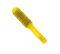 Mipcase Cepillo Alisador para Mujer Resistente al Peine de Cerdas Dobles para y Cuidado del Cabello Mango Ergonómico Color Amarillo