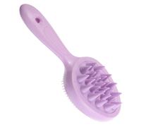 Mipcase Cepillo de Champú de Mango Dientes Finos y Anchos Peine de Doble Cara para Exfoliar el Cabelludo Herramienta de Baño para Cabello Seco y Húmedo