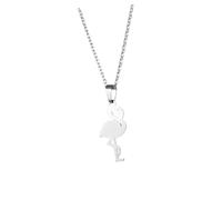 Mipcase Collar Colgante de Flamenco y Animal en Acero Inoxidable, Elegante y Único, para Mujer, Adecuado para Graduación y Viajes, Dimensiones 50X4X2 CM