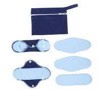 Mipcase Compresas Reutilizables de Polar para Cuidado Sanitario Lavables con Botón Fijo y Alas Absorbentes y Transpirables para Flujo y Postparto Uso Día y Noche