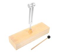 Mipcase Conjunto de Diapasones de Aluminio para Sanación con Caja de Resonancia de Madera y de Percusión Resistente y Duradero para Meditación y Relajación Profunda