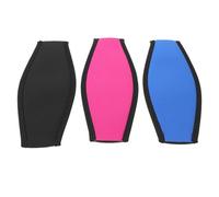 Mipcase Correa para Máscara de Buceo de Neopreno 3 Piezas Negro Rosa y Azul Envoltura Cabello Accesorio para Snorkel y Natación Equipo para Deportes Acuáticos