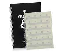 Mipcase Cuaderno de Partituras de Guitarra A4 Libro de Música Portátil Líneas Claras Papel Resistente para Principiantes Cuaderno de Notas de Acordes para Práctica Musical