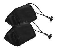 Mipcase Cubierta para Zapatos De Conducción Negra Resistente Al Desgaste, Funda Protectora para Talón, Un Par, Forro Suave, Compatible para Uso Diario Volante