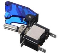 Mipcase Cubierta Protectora Abatible para Interruptor de Palanca Luz LED Integrada, Adecuado para Modificaciones de Vehículos y Prevención de Funcionamiento Involuntario