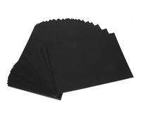 Mipcase Cubiertas para Encuadernación A4 de Papel Negro Textura Piel 100 Hojas Tamaño 210X297 MM Juego de Portadas para Documentos Comerciales Proyectos Escolares y Material de Oficina