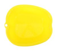 Mipcase Cubo para Baño de Pies Masaje Diseño Tipo Manzana Plástico Resistente Color Amarillo Tamaño Mediano para Uso Doméstico y Spa Lavapiés Portátil Adecuado para Relajación y