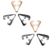 Mipcase Cubrepuntas para Tacones Altos, 3 Pares Metálicos Función Decorativa y Protectora para Zapatos en Ocasiones Obsequios