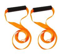 Mipcase Cuerda de Nylon para Arrastrar Ciervos 2 Piezas Asa Resistente de Alta Durabilidad Equipo Portátil de Caza al Aire Libre para Arrastre Seguro y Manejo de Presas Color Naranja