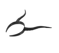 Mipcase Diadema de Cuerno Infernal para Cosplay Diadema de Cuernos de Plástico para Halloween Gótica para Fiestas de Disfraces de Fantasmas Aro Pelo para Mujer