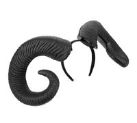 Mipcase Diadema Infantil Negra Cuernos de Halloween Accesorio Divertido para Disfraz y Fiesta Material Ecológico Seguro 1 Unidad Niñas