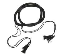 Mipcase Diadema Turbante Árabe para Hombre, Cinta Ajustable de Pu Negra, Accesorio Tradicional para Pañuelo Musulmán, Tamaño Único 56 Cm, Uso Cómodo en Exteriores y Desierto