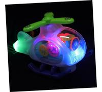 Mipcase Eléctrico para Niños Juguete Luminoso Mini Helicóptero Material Seguro Juguetes de Aprendizaje para Niños Pequeños 1 Pc