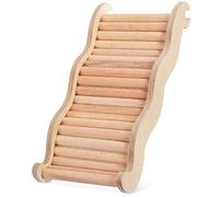 Mipcase Escalera de Madera Ondulada para Hámster y Reptiles Accesorio de Jaula Juguete de Escalada Seguro y Fácil de Montar Mediano para Dragón Barbudo y Pequeños Roedores