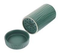 Mipcase Escurre Cubiertos de Cocina en Porta Utensilios de Cerámica Verde, Estable y Pesado para Almacenamiento en Encimera o Banco de Trabajo