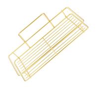 Mipcase Estantería de Pared Grande sin Taladro Organizador Metálico Dorado para Baño y Cocina Resistente y Fácil de Instalar Almacenamiento y Elegante