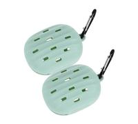 Mipcase Estuche de Silicona para Esponjas de Maquillaje 2 Piezas Soporte Portátil de Viaje para Borlas de Maquillaje Compacto y Seguro para y Almacenamiento