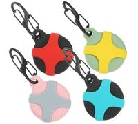 Mipcase Estuche Porta Localizadores Antipérdidas de Silicona, 4 Piezas en Colores Rojo, Azul, Rosa y Amarillo, Adecuado para Actividades al Aire Libre