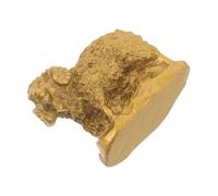 Mipcase Figura Decorativa de Oveja en Resina Dorada, Base Estable Vintage | Aspecto Bronceado Brillo Antiguo, Adorno para Estantes y Escritorios, Decoración Año Chino 2027