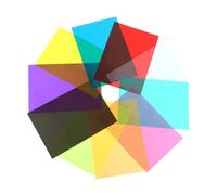 Mipcase Filtros de Iluminación de PVC Transparentes Gel para Fotografía y Vídeo, Uso Profesional para Corrección de Color, Paquete de 10 Hojas Multicolor 0,3 Mm para Estudio y Escenario