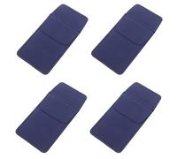 Mipcase Funda Protectora para Bolígrafo de Piel Sintética Azul Real Tamaño 16X8 CM Set de 4 Unidades Portalápices Portátil para Bolsillo Organizador Multifuncional para Enfermería y